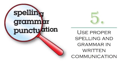 Proper Spelling And Grammar