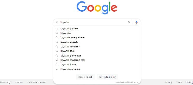 Google Keyword Search