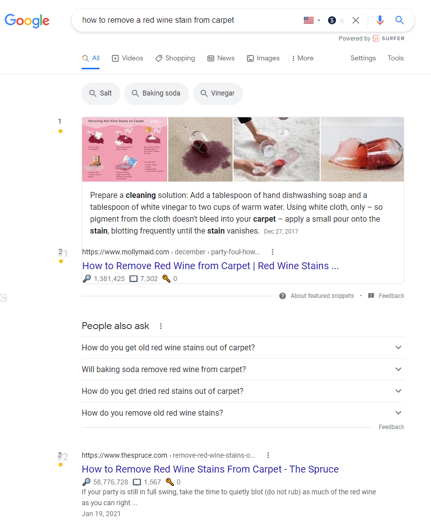 Information-driven search queries